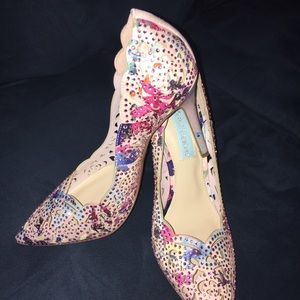 Blue by Betsey Johnson Elsa Multi Heels